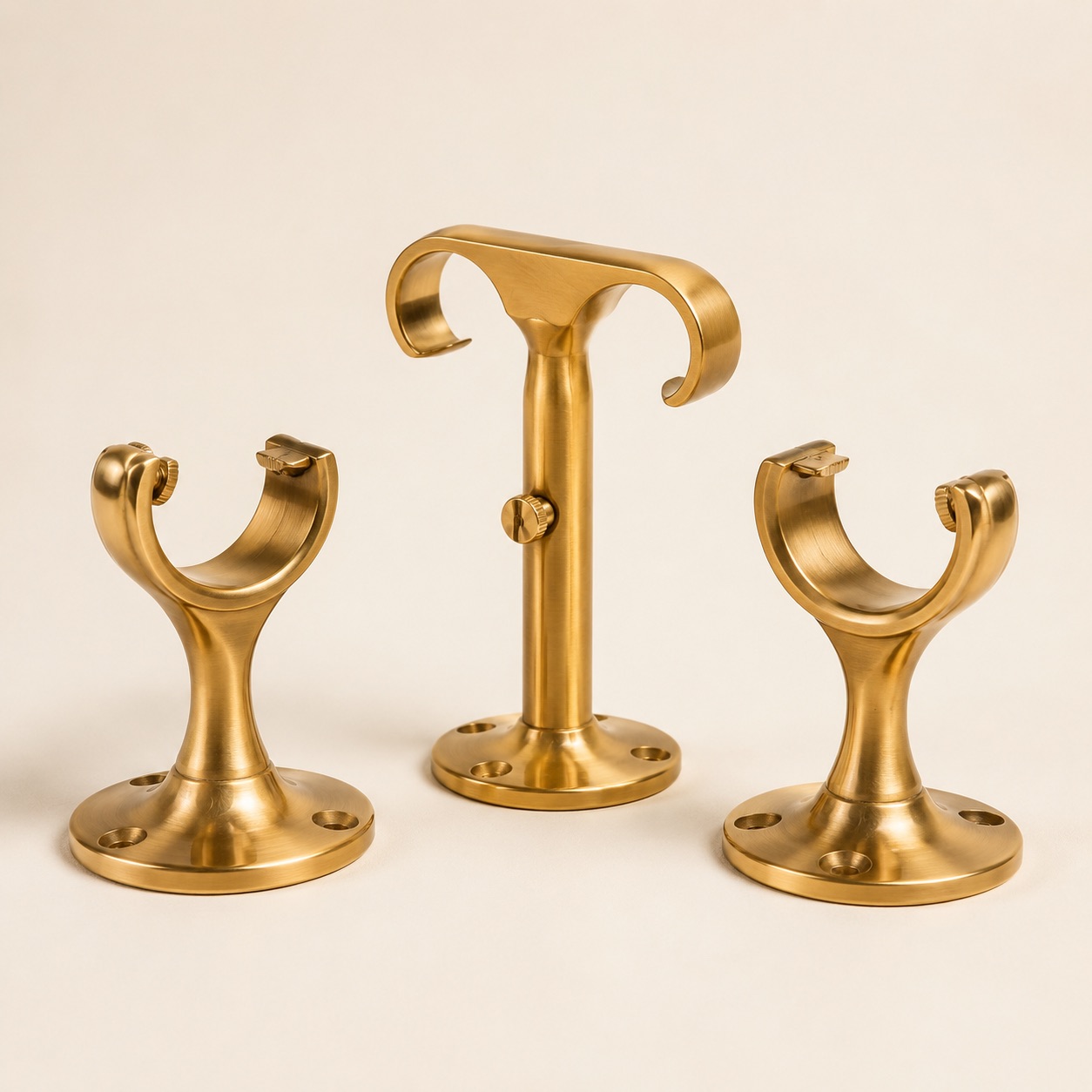 Curtain Pole Bracket Set